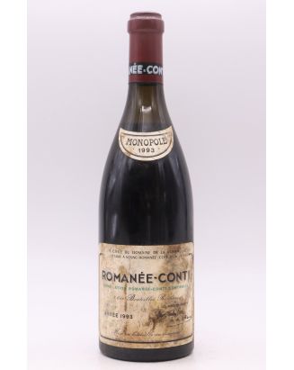 Romanée Conti 1993 -10% DISCOUNT !