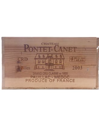Pontet Canet 2003 OWC