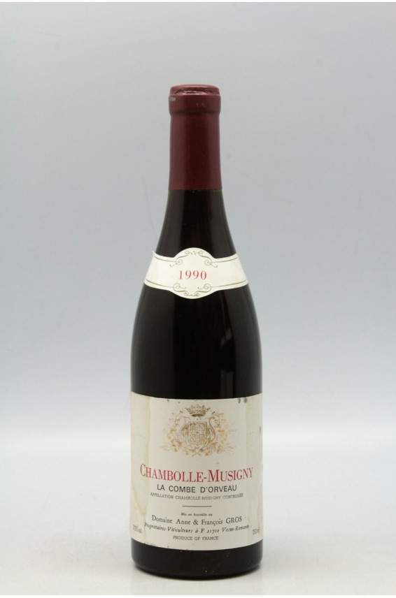 Anne Gros Chambolle Musigny La Combe d'Orveau 1990