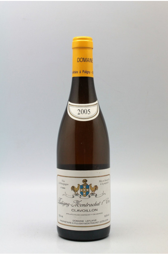 Domaine Leflaive Puligny Montrachet 1er cru Clavoillons 2005
