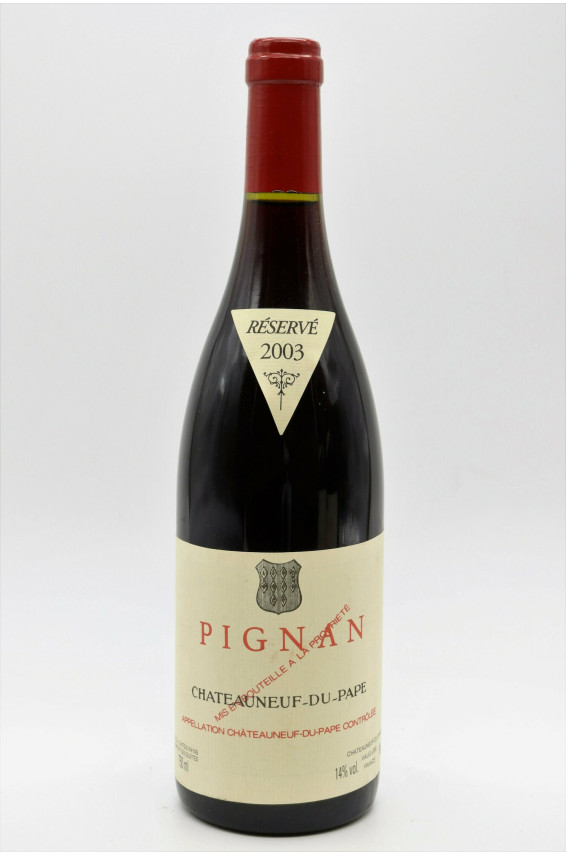 Pignan 2003