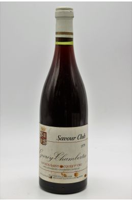 Savour Club Gevrey Chambertin 1er cru Lavaux St Jacques 1979