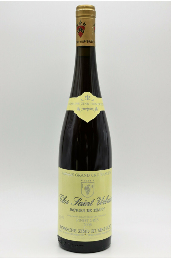 Zind Humbrecht Alsace Grand Cru Pinot Gris Rangen de Thann Clos Saint Urbain 2006