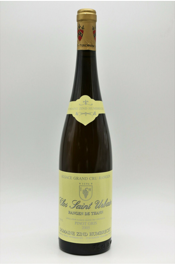 Zind Humbrecht Alsace Grand Cru Pinot Gris Rangen de Thann Clos Saint Urbain 2005