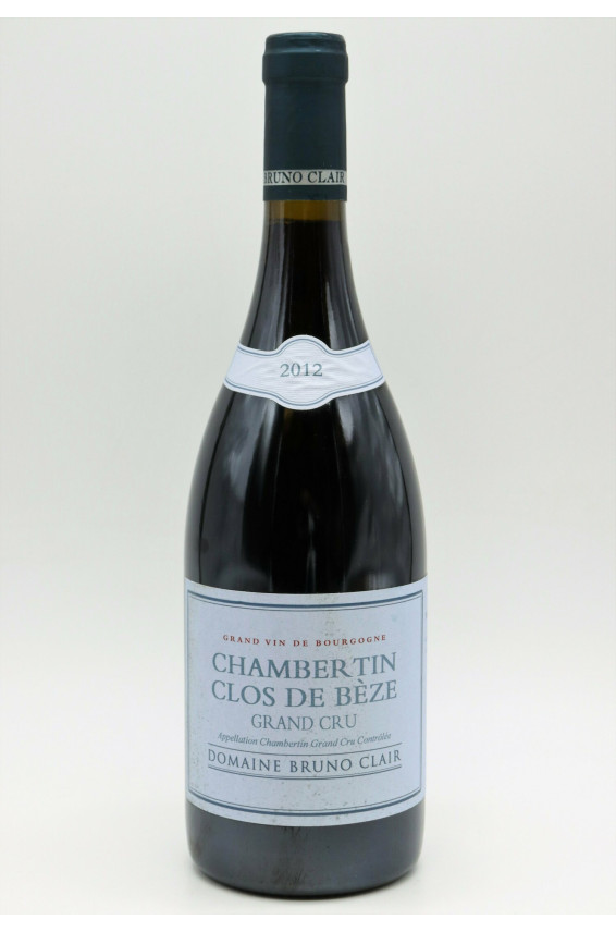 Bruno Clair Chambertin Clos de Bèze 2012