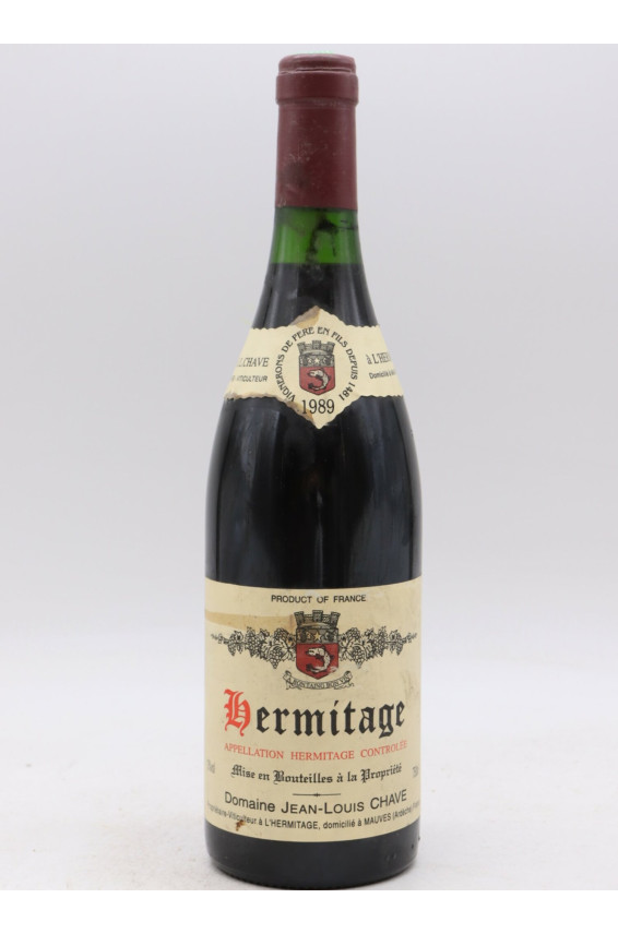 Jean Louis Chave Hermitage 1989 - PROMO -5% !
